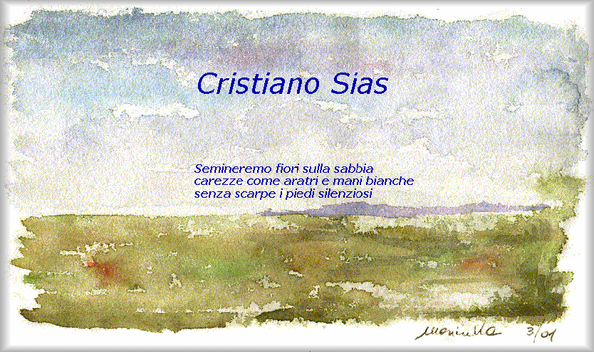 Sito ufficiale Cristiano Sias